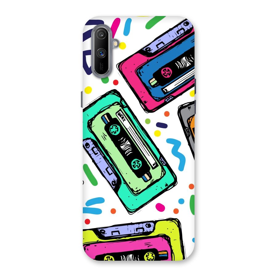 Cassette Pattern Back Case for Realme C3