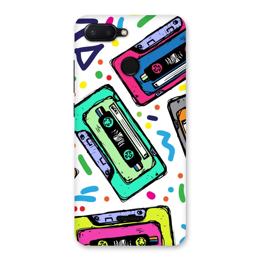 Cassette Pattern Back Case for Redmi 6