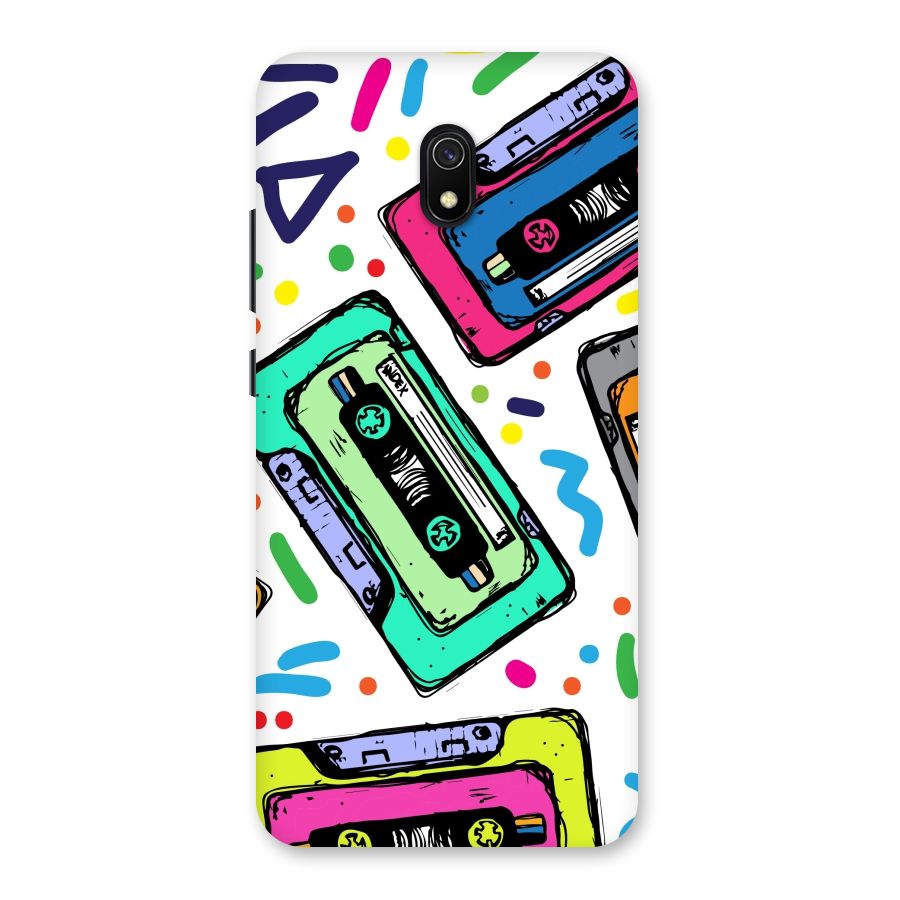Cassette Pattern Back Case for Redmi 8A