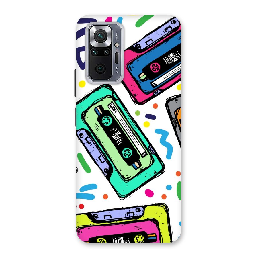 Cassette Pattern Back Case for Redmi Note 10 Pro Max