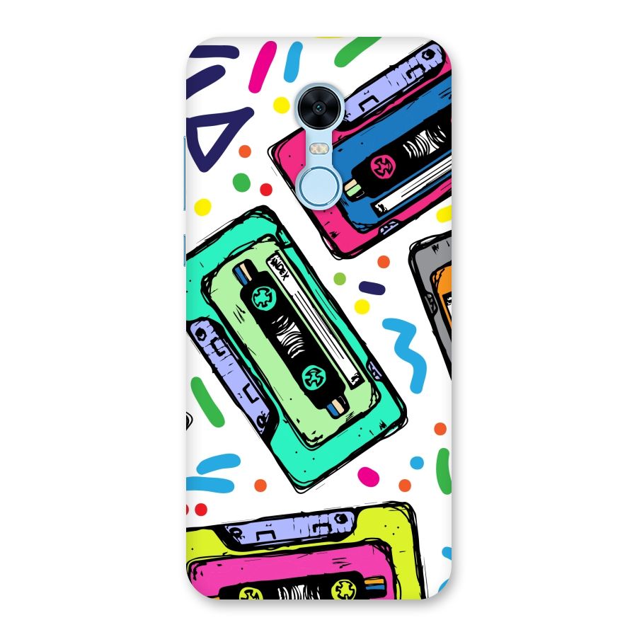 Cassette Pattern Back Case for Redmi Note 5