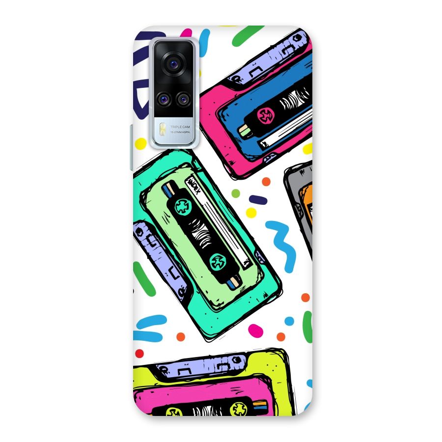 Cassette Pattern Back Case for Vivo Y31