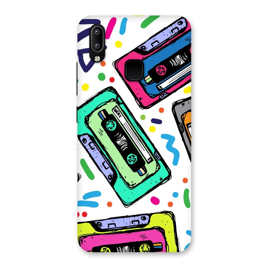 Cassette Pattern Back Case for Vivo Y93