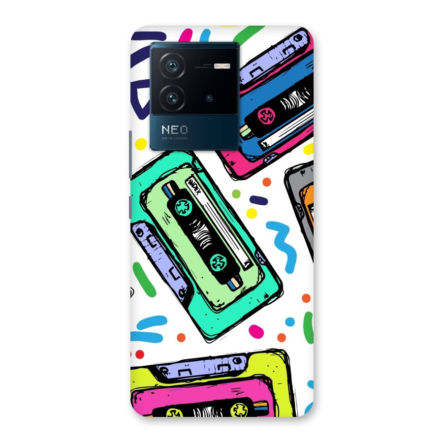 Cassette Pattern Back Case for Vivo iQOO Neo 6 5G