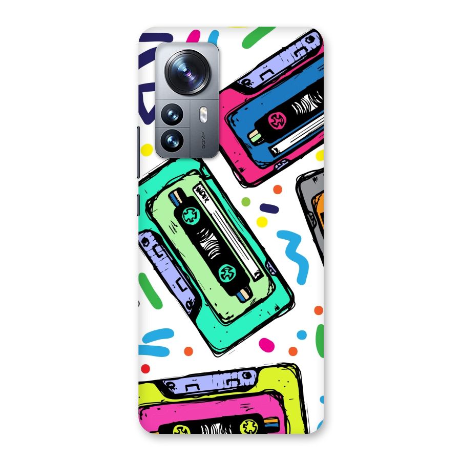 Cassette Pattern Back Case for Xiaomi 12 Pro