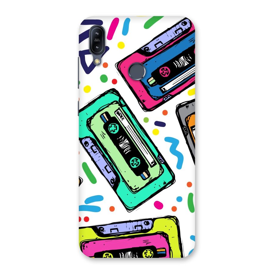 Cassette Pattern Back Case for Zenfone Max M2