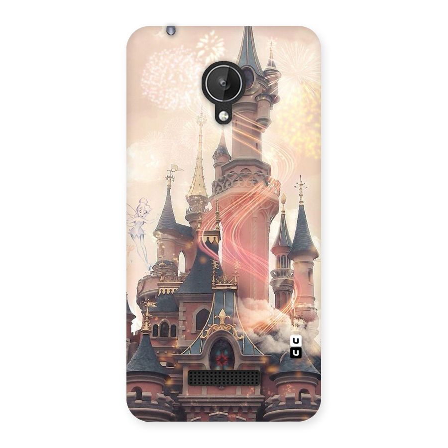 Castle Back Case for Micromax Canvas Spark Q380