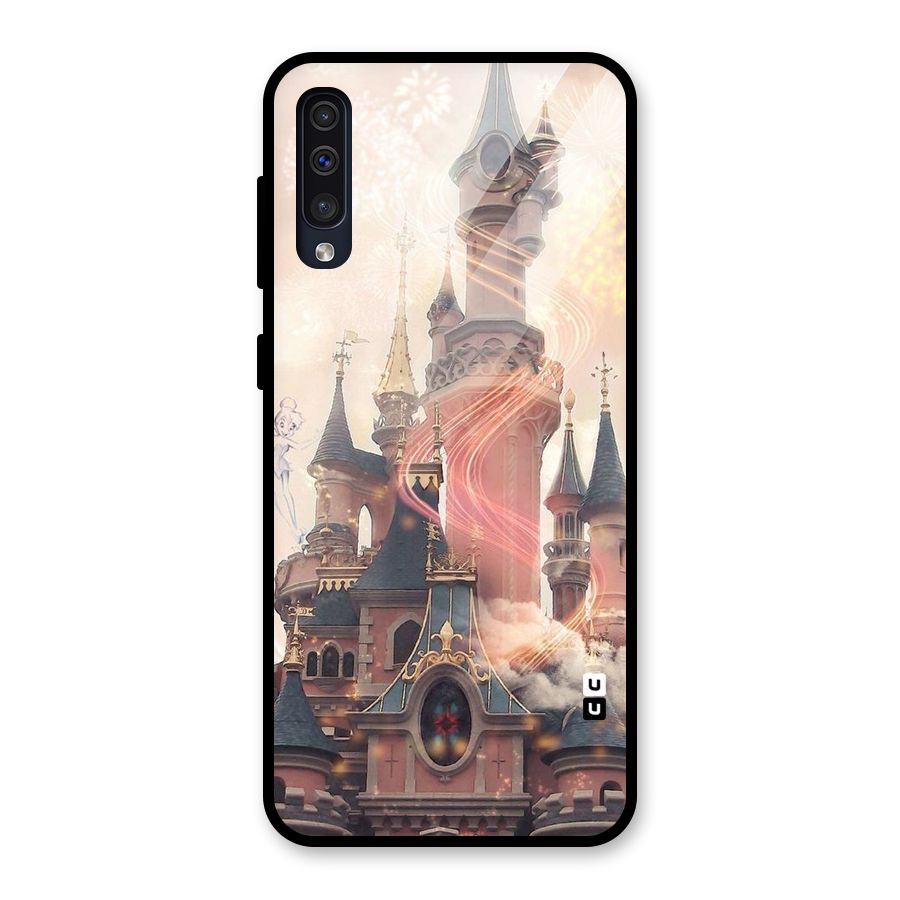 Castle Glass Back Case for Galaxy A50