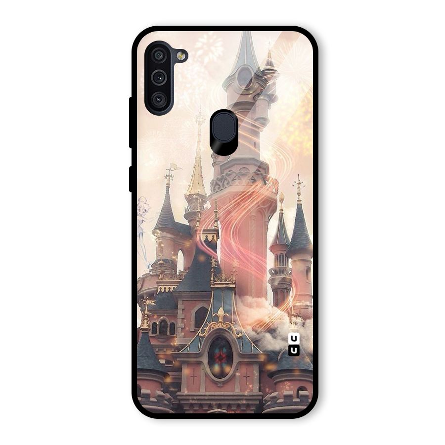 Castle Glass Back Case for Galaxy M11