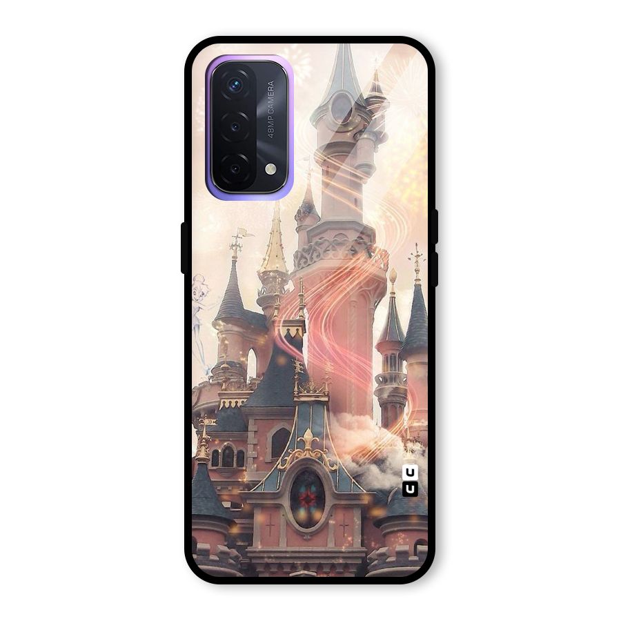 Castle Glass Back Case for Oppo A74 5G