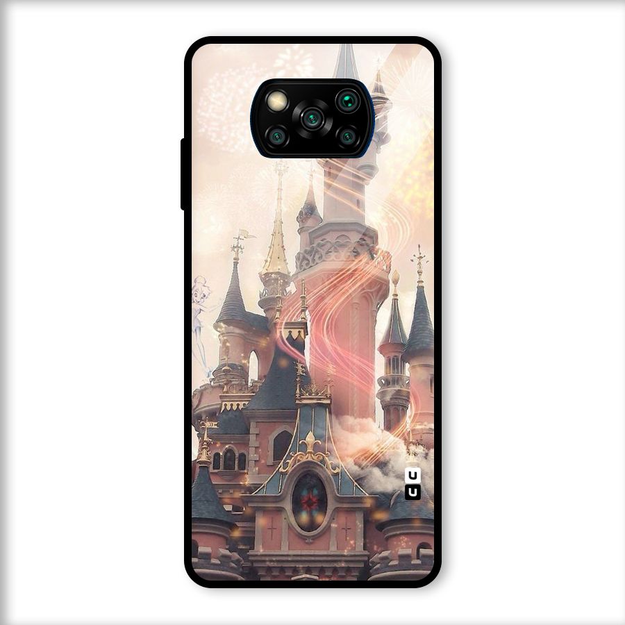 Castle Glass Back Case for Poco X3
