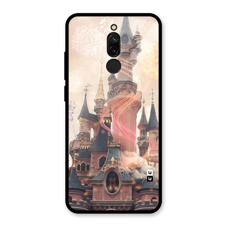Castle Glass Back Case for Redmi 8