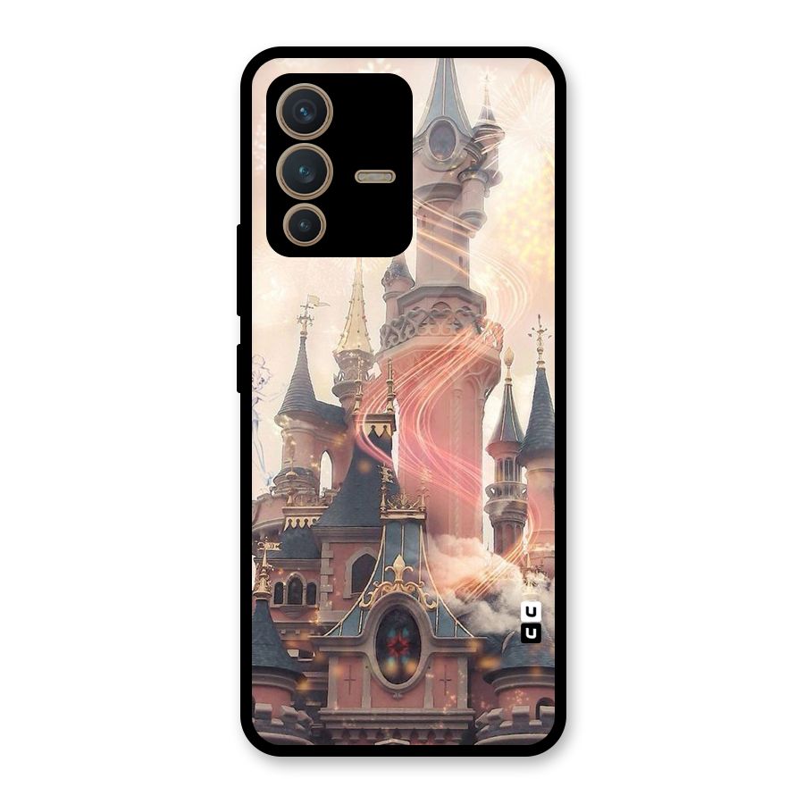 Castle Glass Back Case for Vivo V23 5G