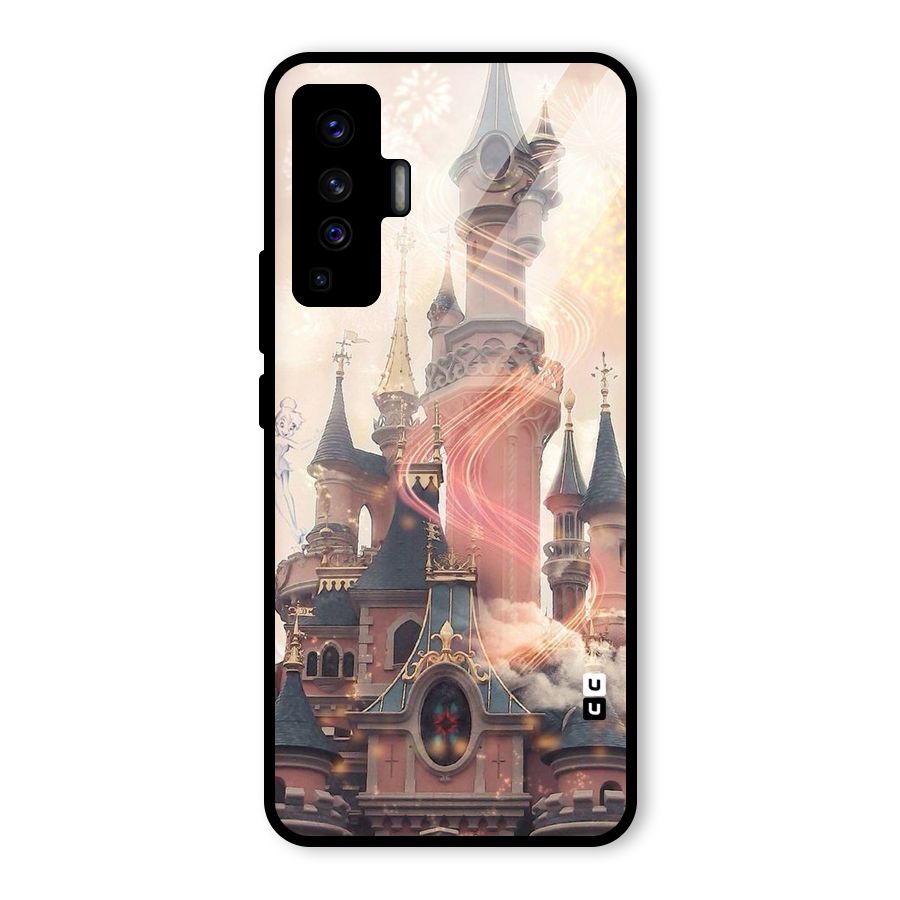 Castle Glass Back Case for Vivo X50