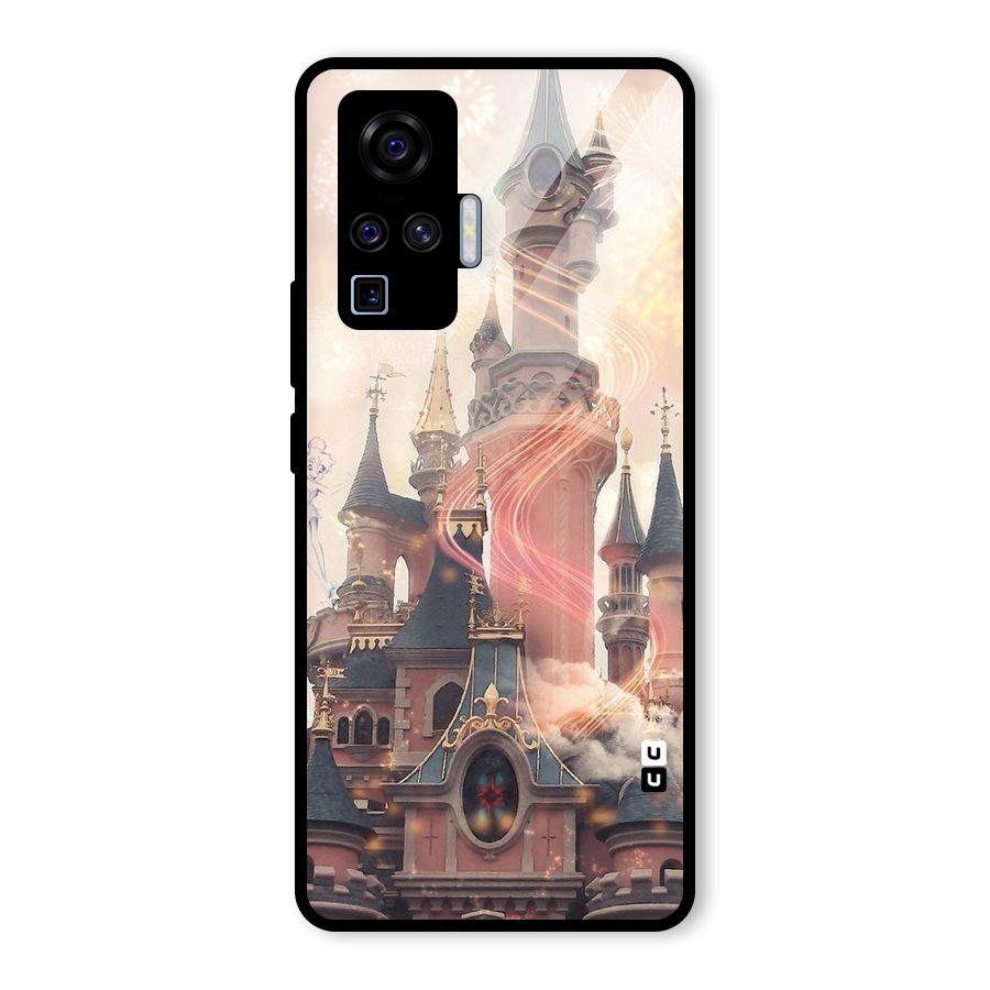 Castle Glass Back Case for Vivo X50 Pro