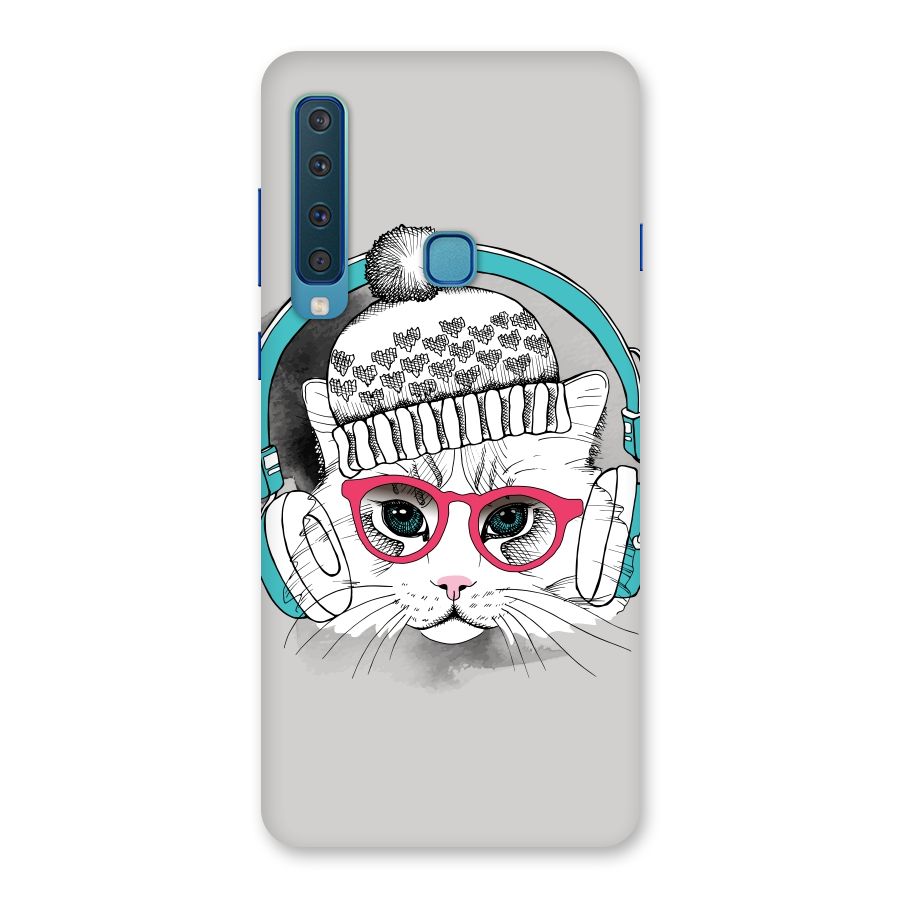 Cat Headphones Back Case for Galaxy A9 (2018)
