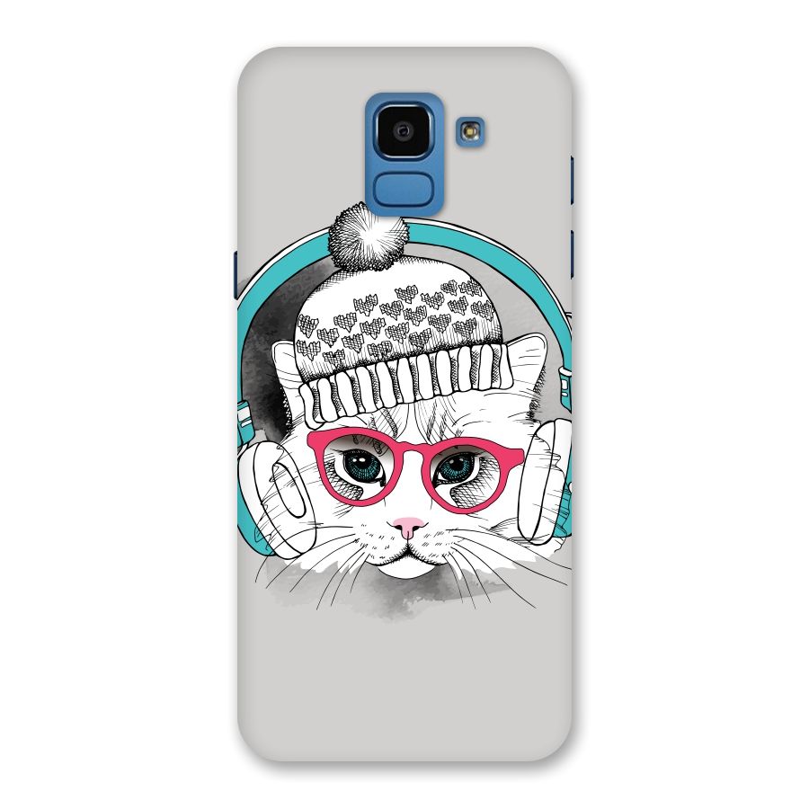 Cat Headphones Back Case for Galaxy On6