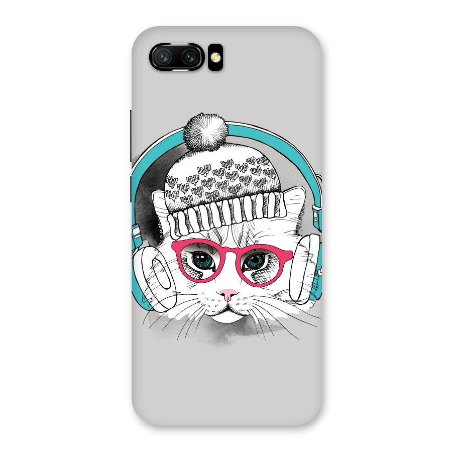 Cat Headphones Back Case for Honor 10