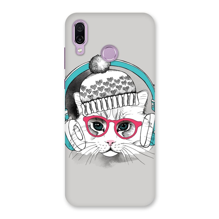 Cat Headphones Back Case for Honor Play