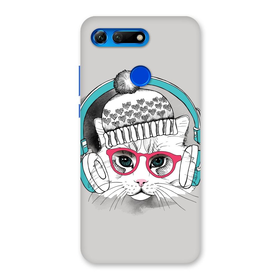 Cat Headphones Back Case for Honor View 20