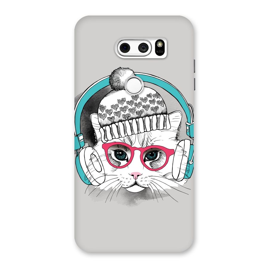Cat Headphones Back Case for LG V30