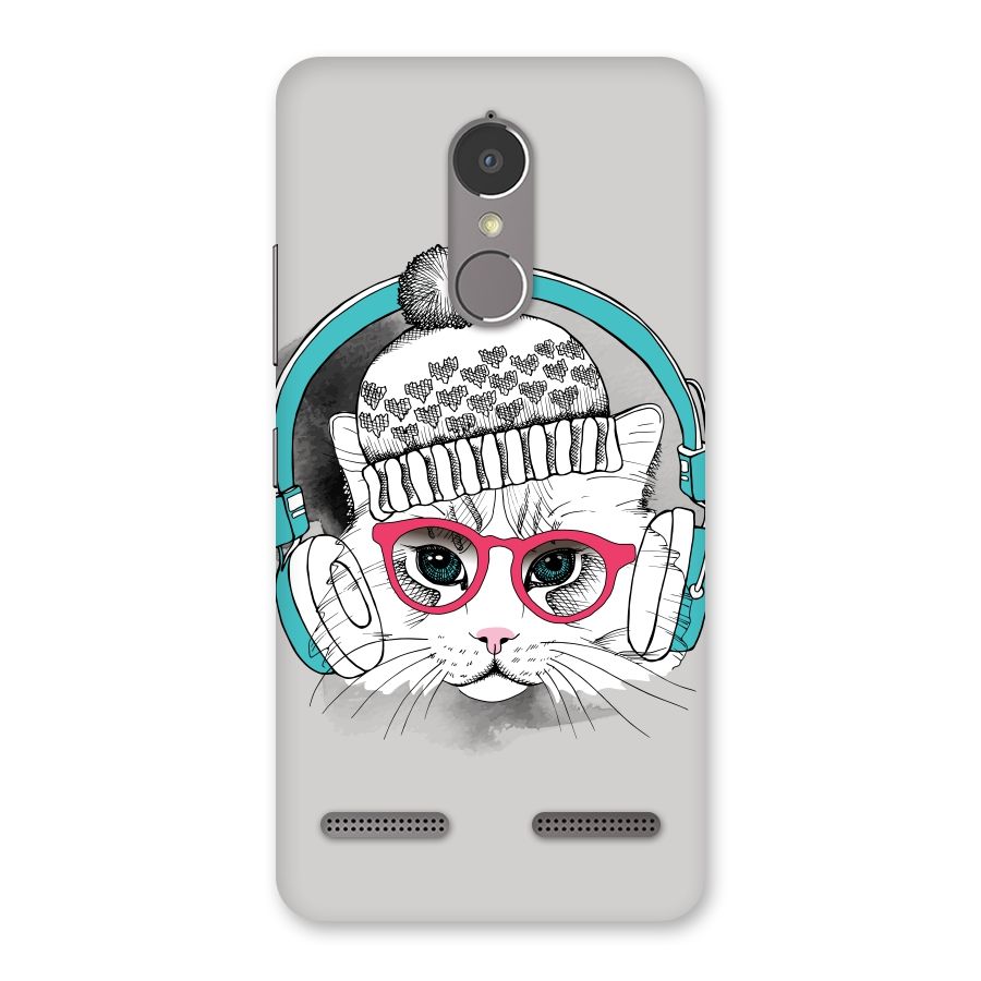 Cat Headphones Back Case for Lenovo K6 Power