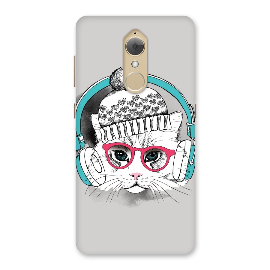Cat Headphones Back Case for Lenovo K8