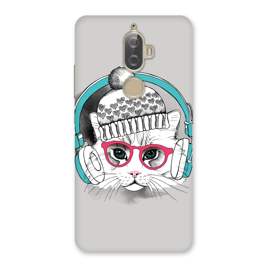 Cat Headphones Back Case for Lenovo K8 Plus