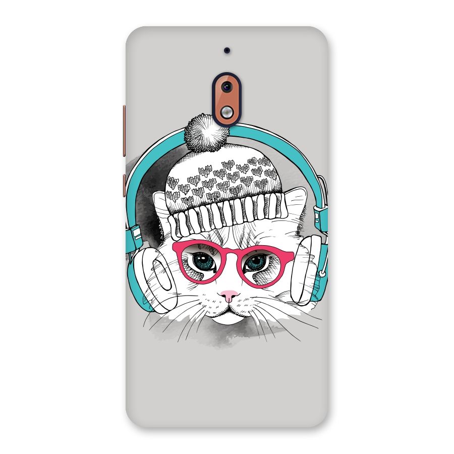 Cat Headphones Back Case for Nokia 2.1