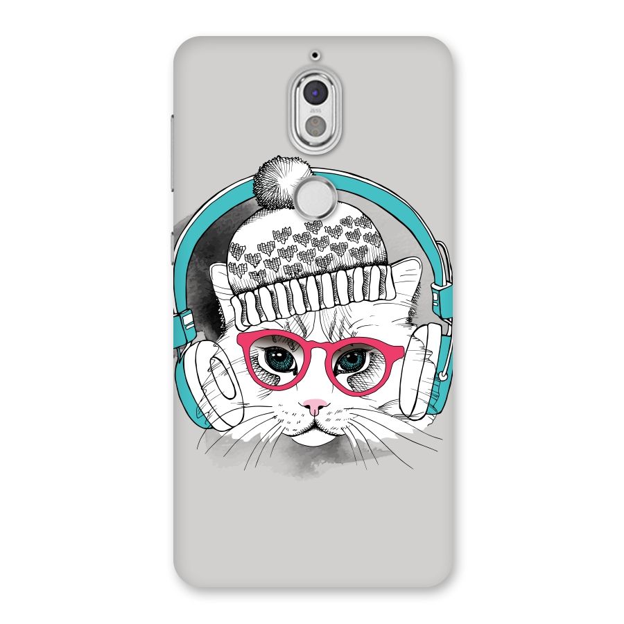 Cat Headphones Back Case for Nokia 7