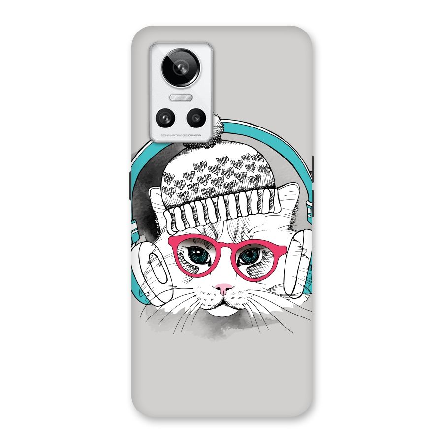 Cat Headphones Back Case for Realme GT Neo 3