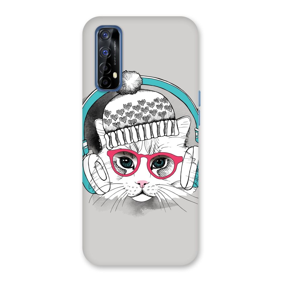 Cat Headphones Back Case for Realme Narzo 20 Pro