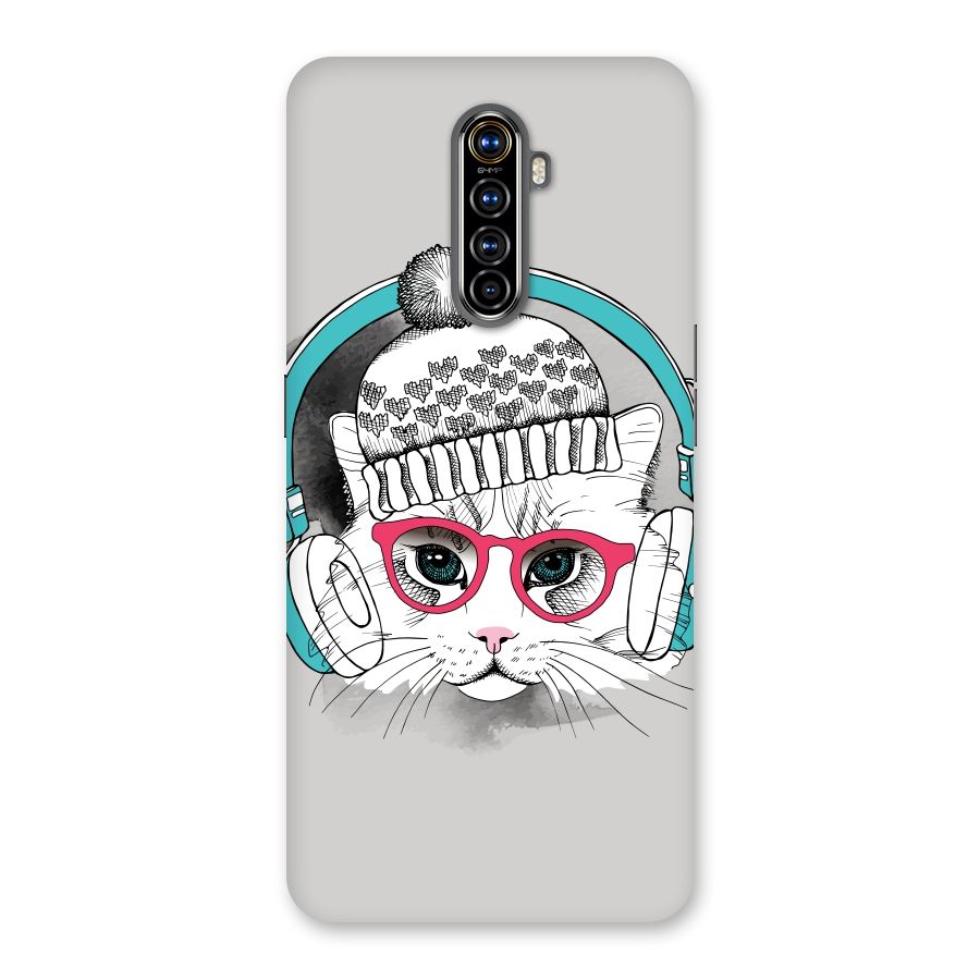 Cat Headphones Back Case for Realme X2 Pro