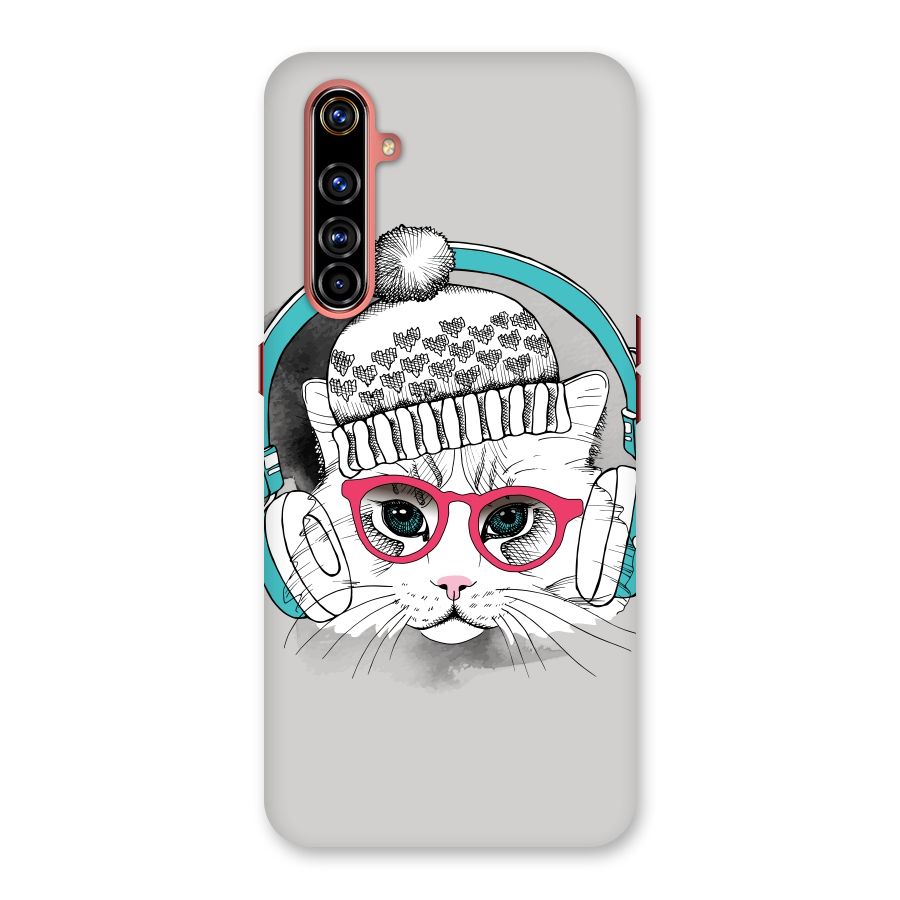 Cat Headphones Back Case for Realme X50 Pro