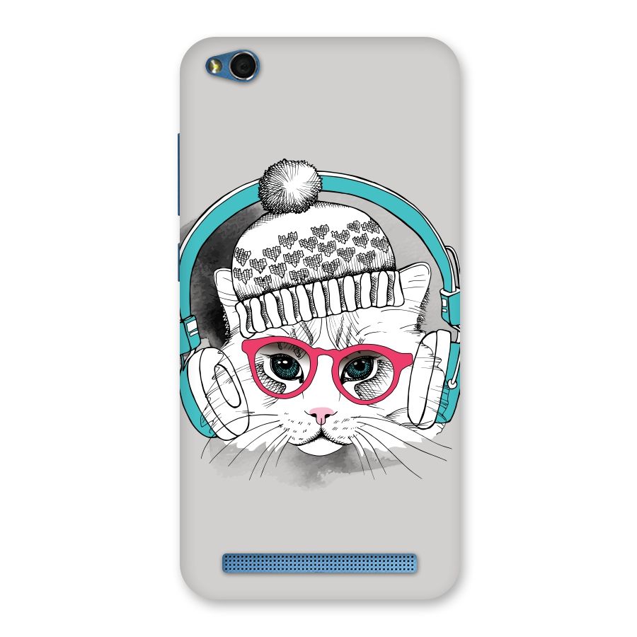 Cat Headphones Back Case for Redmi 5A