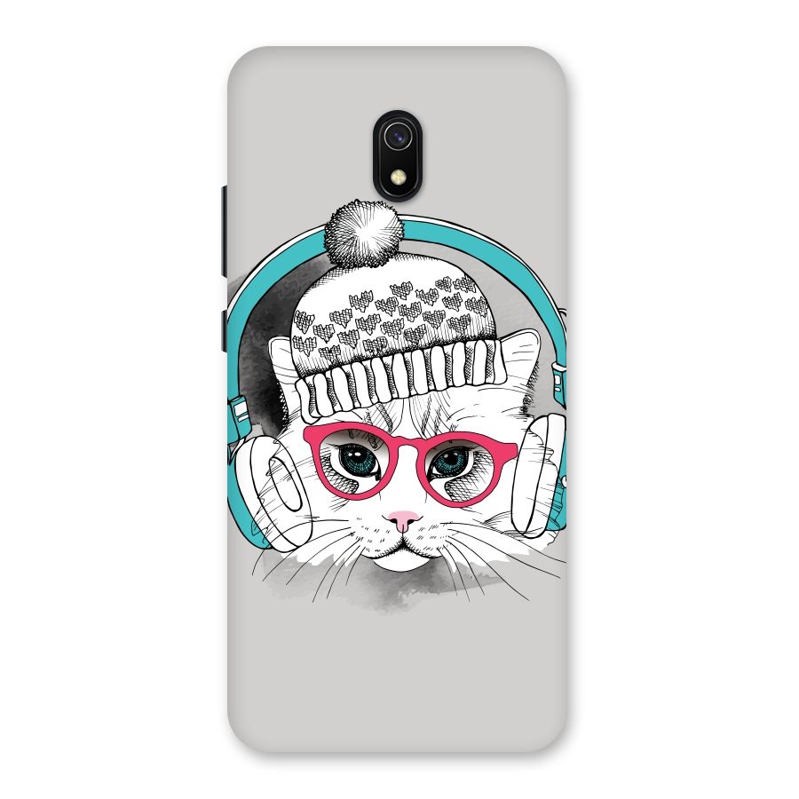 Cat Headphones Back Case for Redmi 8A
