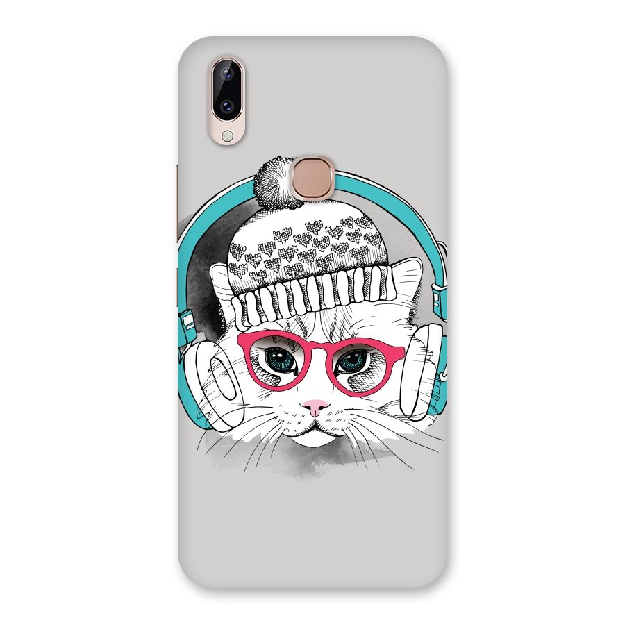 Cat Headphones Back Case for Vivo Y83 Pro