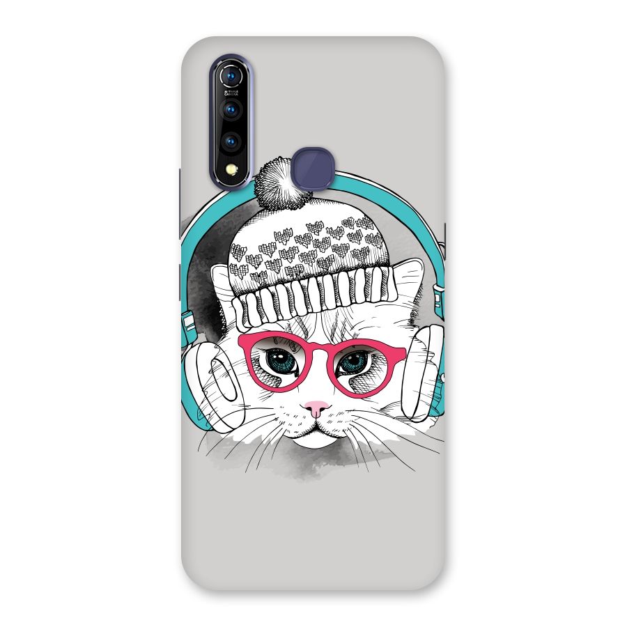 Cat Headphones Back Case for Vivo Z1 Pro