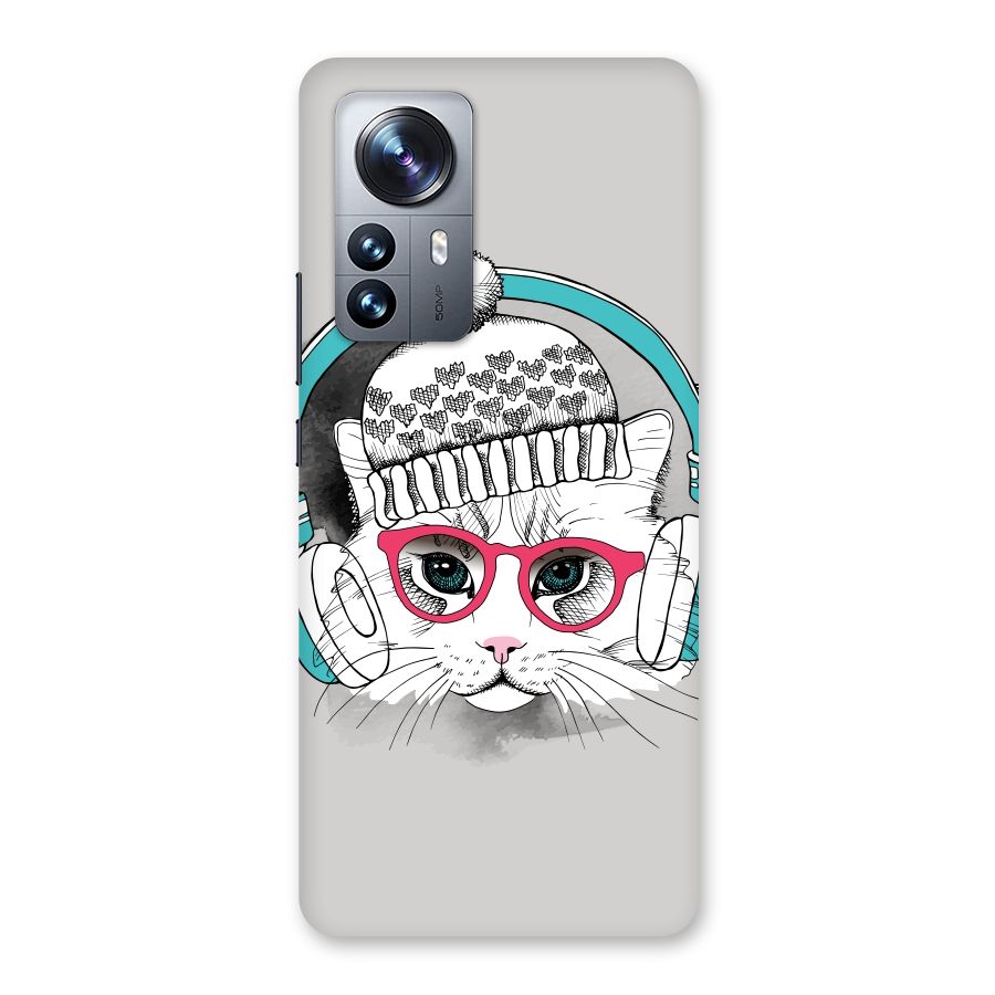 Cat Headphones Back Case for Xiaomi 12 Pro