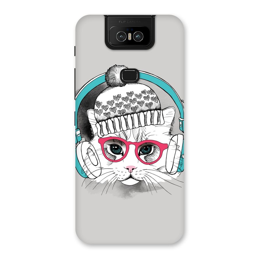Cat Headphones Back Case for Zenfone 6z