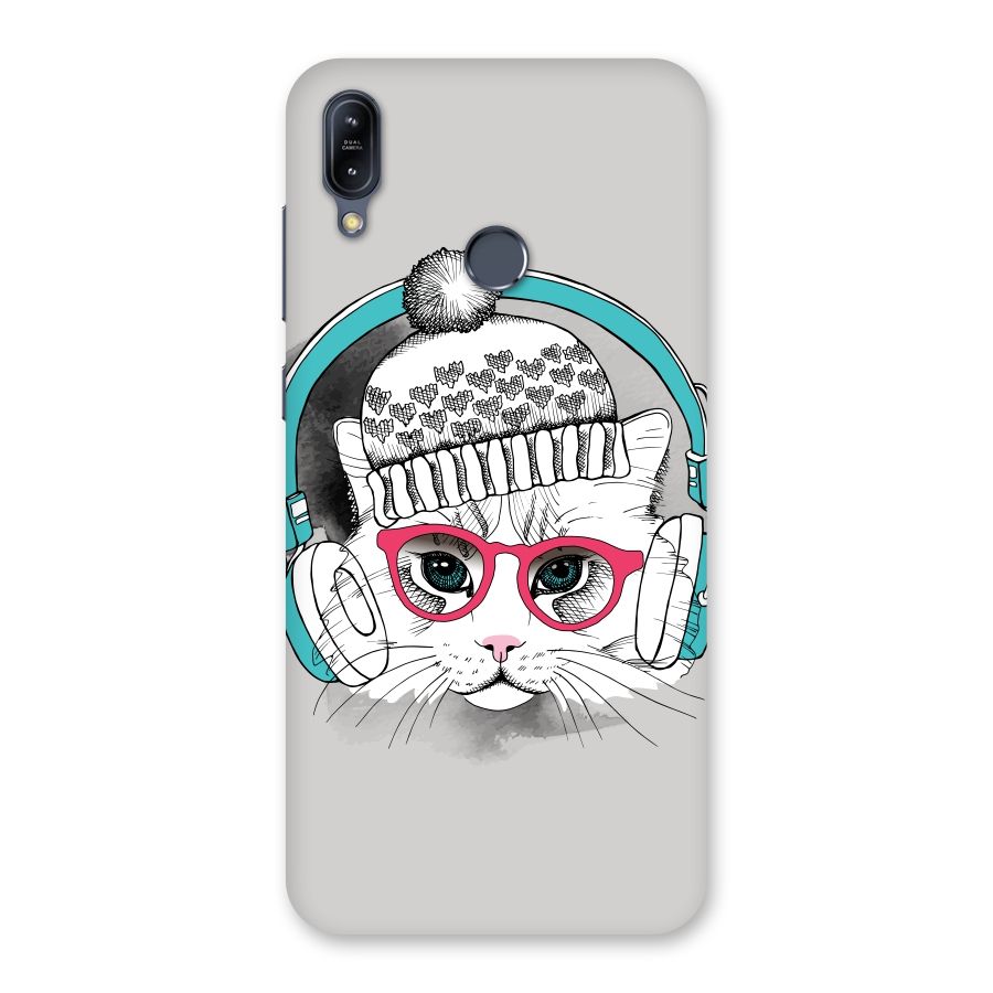 Cat Headphones Back Case for Zenfone Max M2