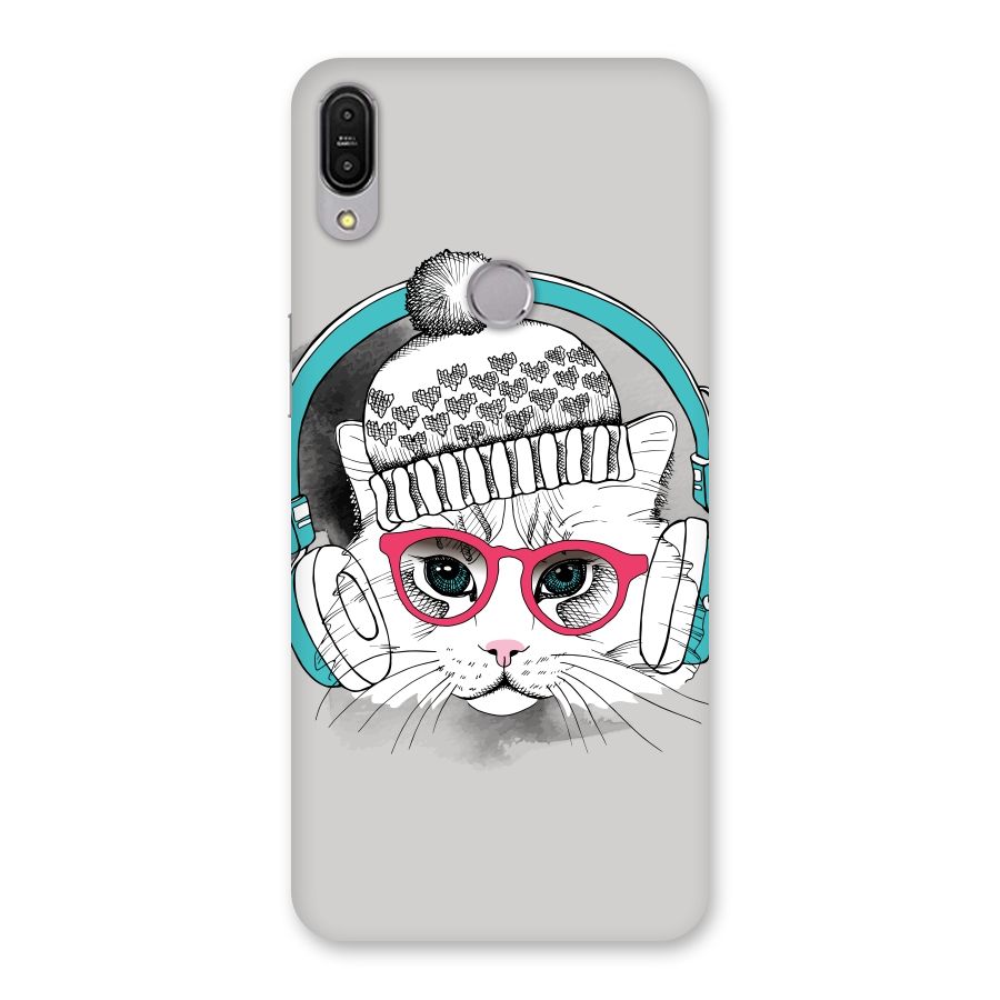 Cat Headphones Back Case for Zenfone Max Pro M1