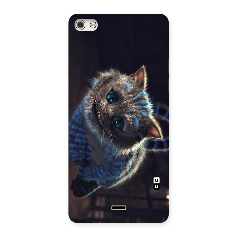 Cat Smile Back Case for Micromax Canvas Silver 5