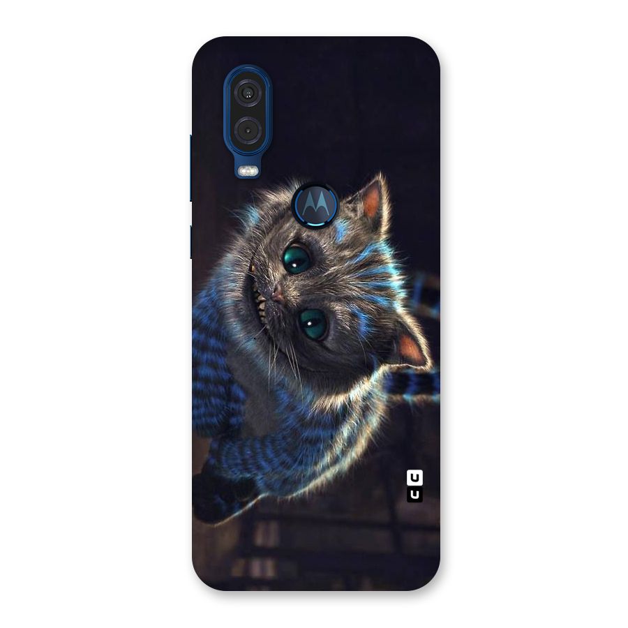 Cat Smile Back Case for Motorola One Vision