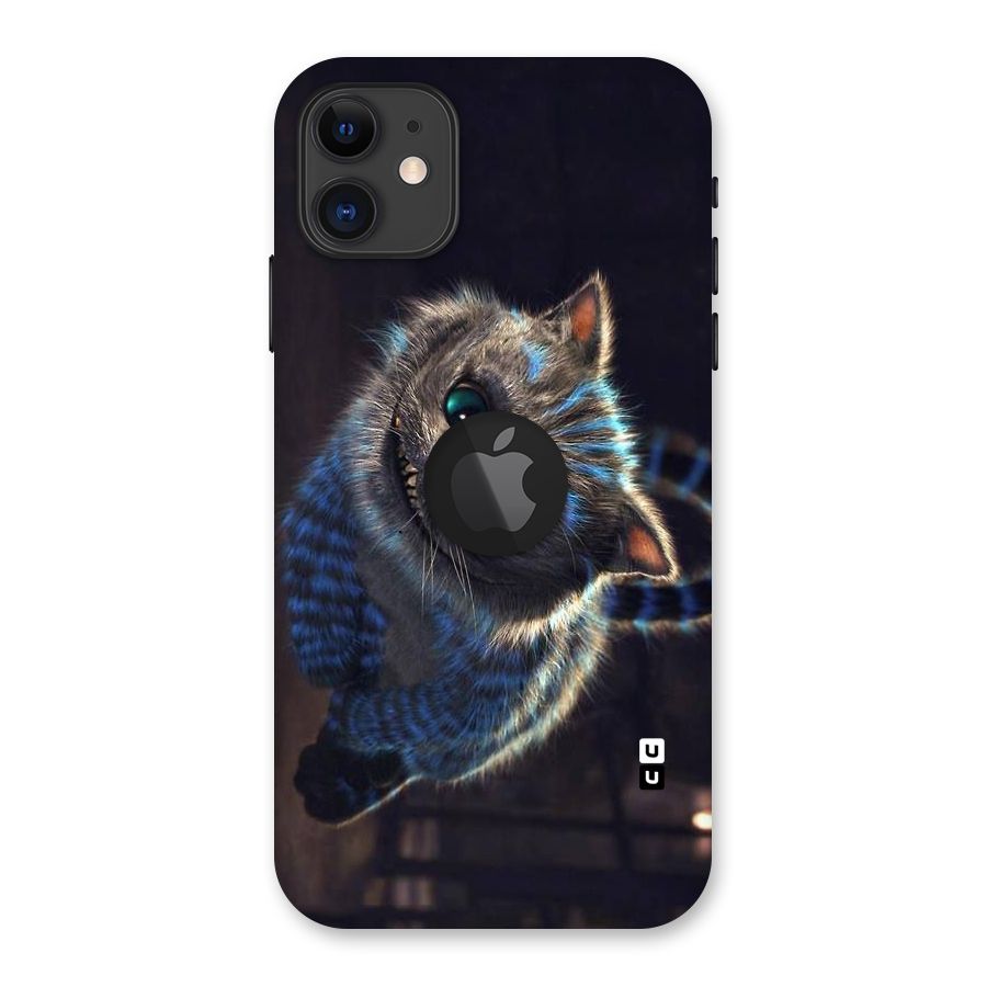 Cat Smile Back Case for iPhone 11 Logo Cut