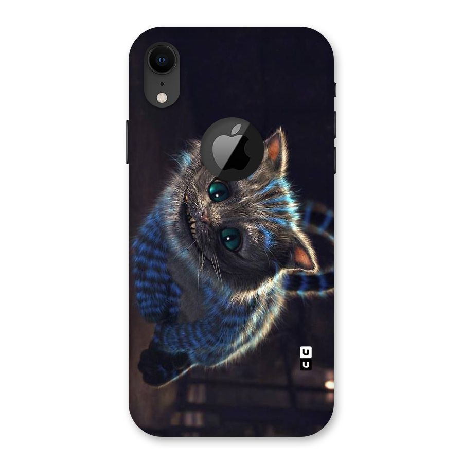 Cat Smile Back Case for iPhone XR Logo Cut