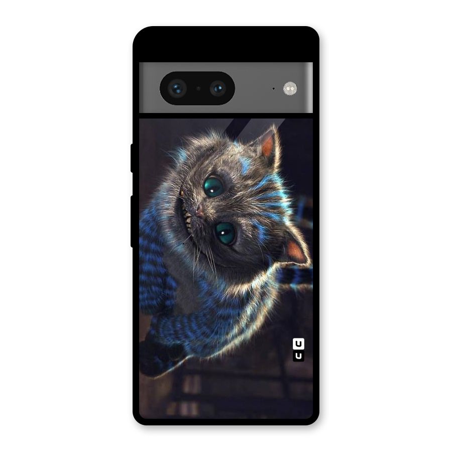 Cat Smile Glass Back Case for Google Pixel 7