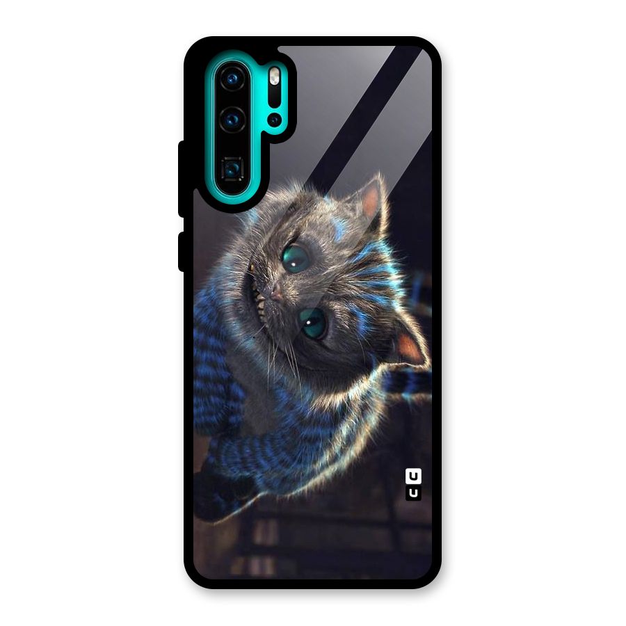 Cat Smile Glass Back Case for Huawei P30 Pro