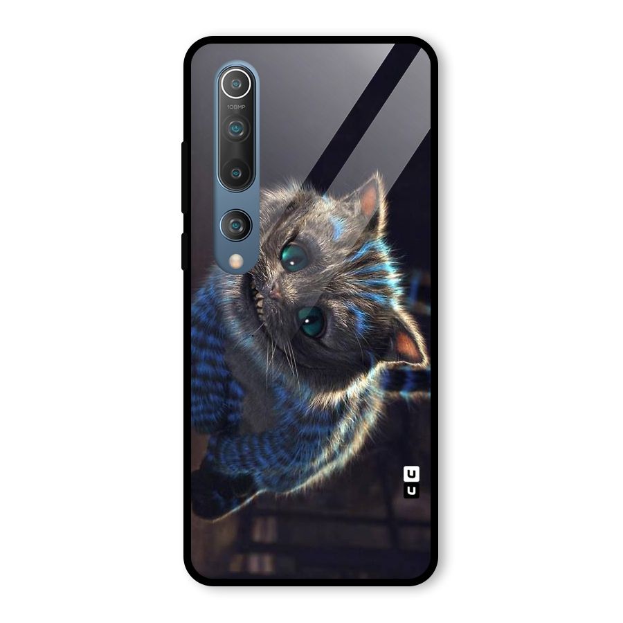 Cat Smile Glass Back Case for Mi 10