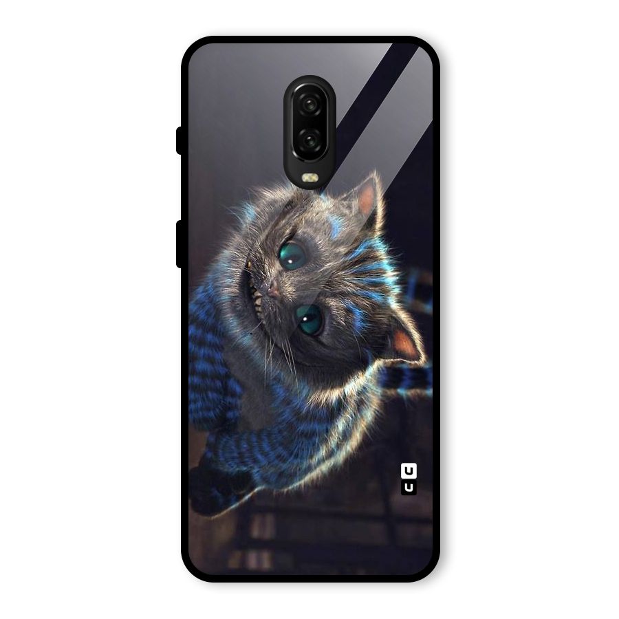 Cat Smile Glass Back Case for OnePlus 6T